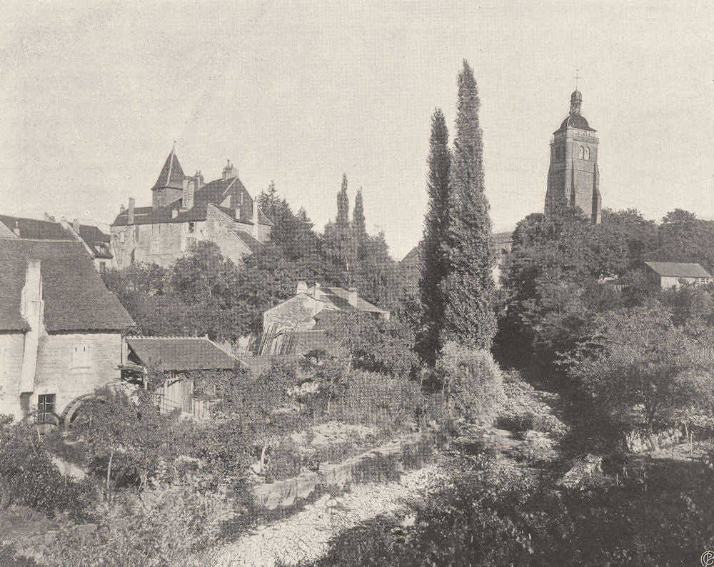JURA. Arbois- Vue générale 1905 old antique vintage print picture
